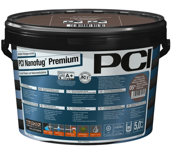PCI Nanofug Premium – Flexfog för granitkeramik och klinkerplattor