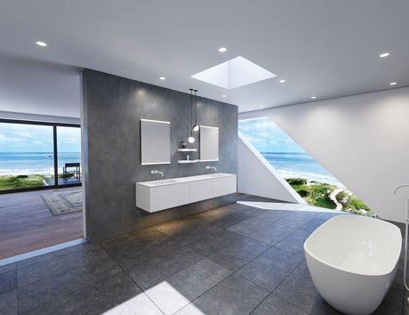 Shape dubbelt tvättställ i specialmått