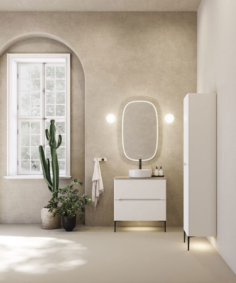Benkeplate med avrundede hjørner, Silestone®