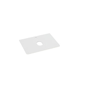 Benkeplate med avrundede hjørner, Silestone®