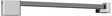 Stabiliseringsarm 30 cm (fast skärmvägg)