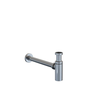 Vattenlås, rund, Inkl. avloppsrör och rosett