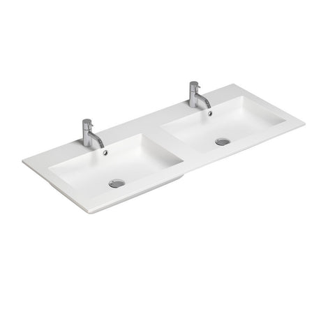 Shape dubbelt tvättställ i specialmått