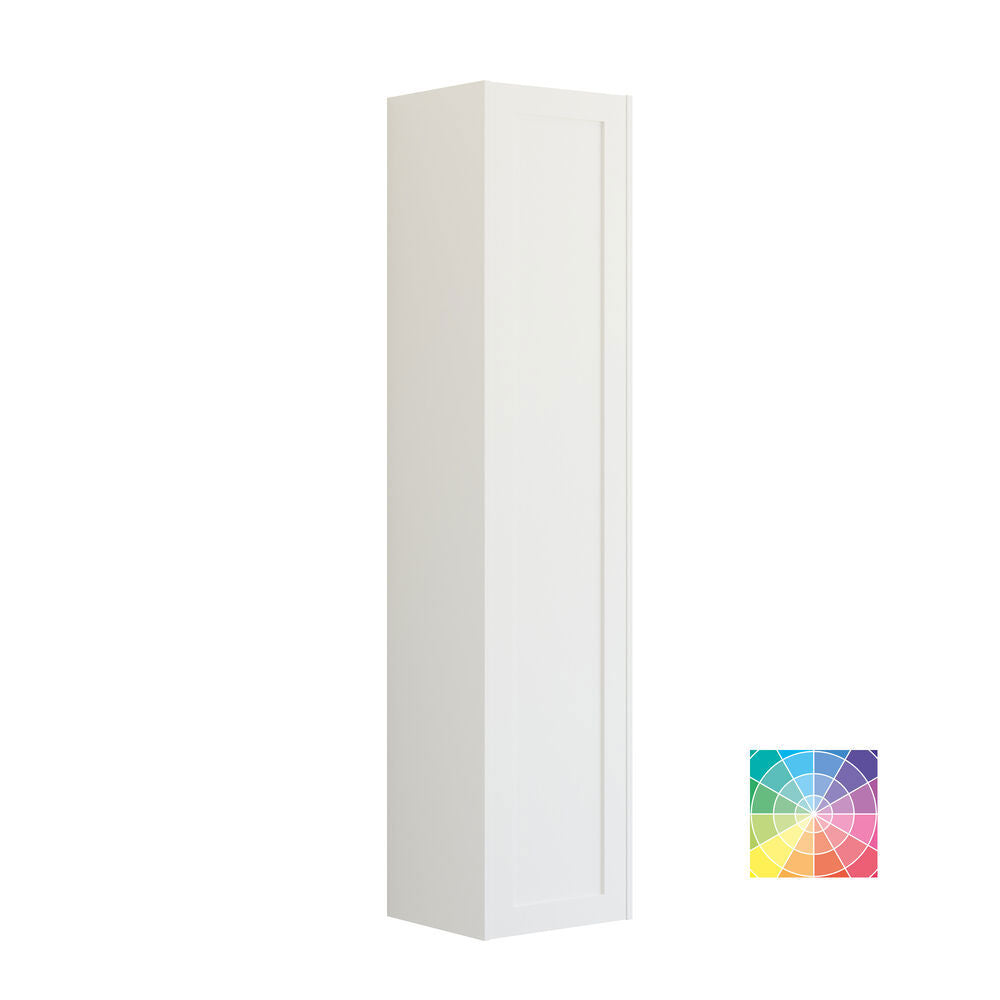 Högskåp med 1 dörr, version B, ram, högerhängt