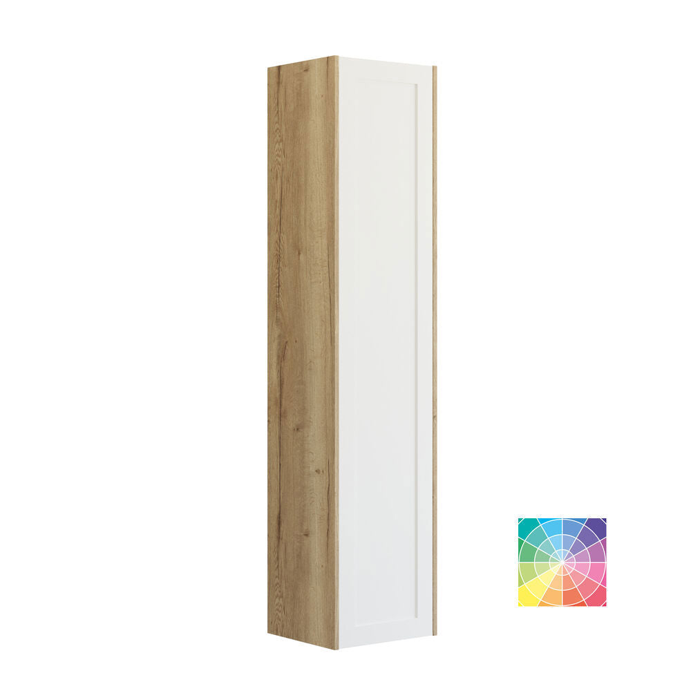 Högskåp med 1 dörr, version B, ram, högerhängt