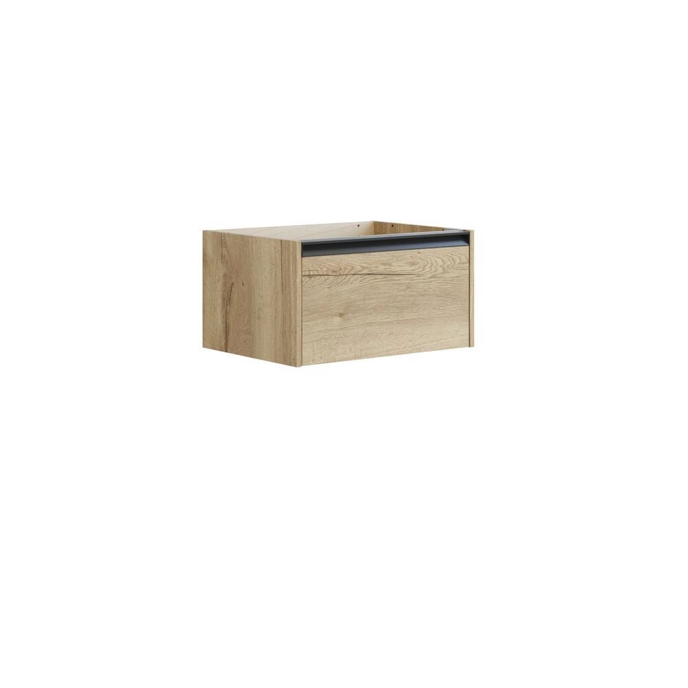 Skåp med 1 låda, integrerat handtag