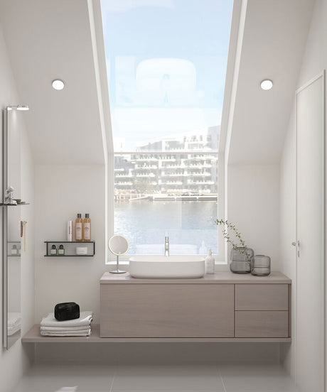 1 x utskärning till fristående tvättställ