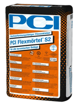 PCI Flexmörtel S2 – Högflexibel fästmassa för storformatsplattor