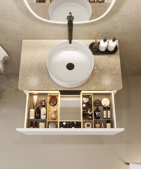Benkeplate med avrundede hjørner, Silestone®