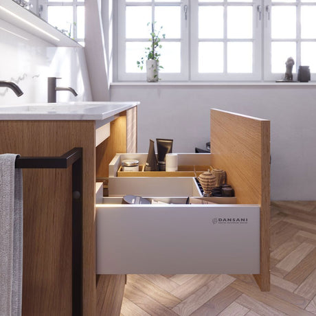 Angular dubbelt tvättställ