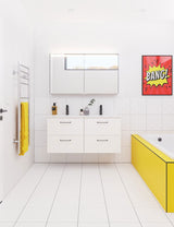 Amber dubbelt tvättställ