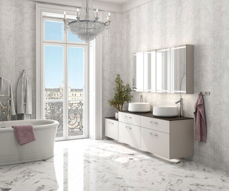 2 x utskärningar till fristående tvättställ