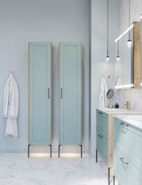 Högskåp med 1 dörr, version B, ram, högerhängt