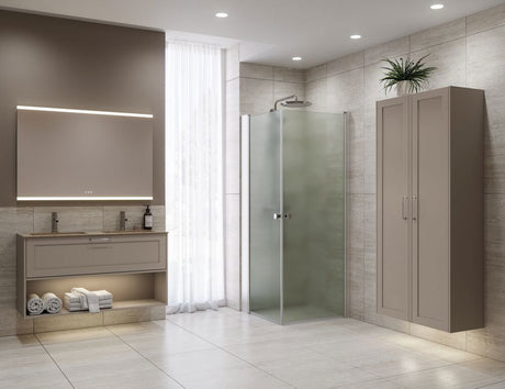 Angular dubbelt tvättställ