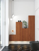 Högskåp med 1 dörr, version B, ram, högerhängt