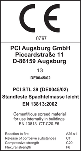 PCI STL 39 Byggspackel